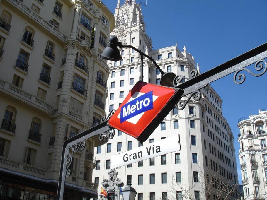 Flat For Groups 8 People In Gran Via-Cgrac4 Apartment Madrid Ngoại thất bức ảnh